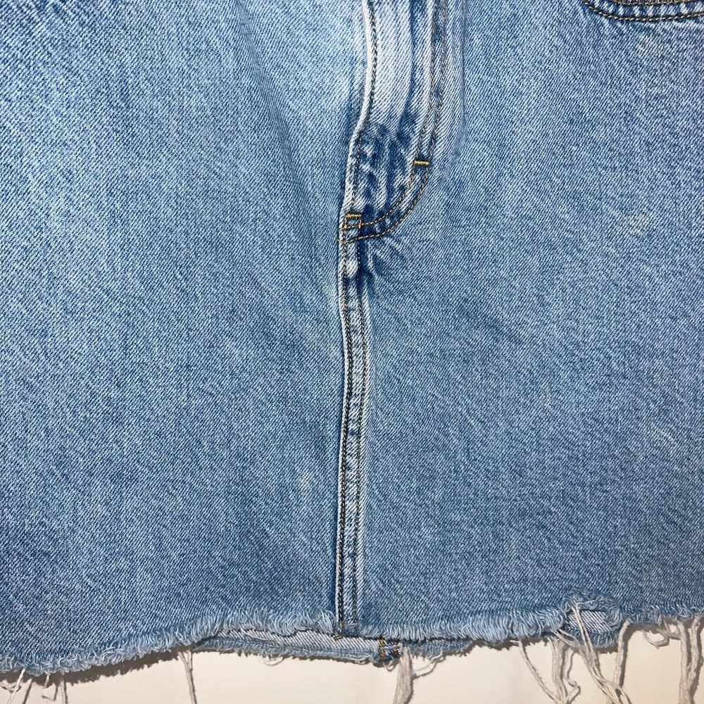 Calvin Klein Y2K Denim Blue Mini Skirt size 25 - Picture 3 of 10